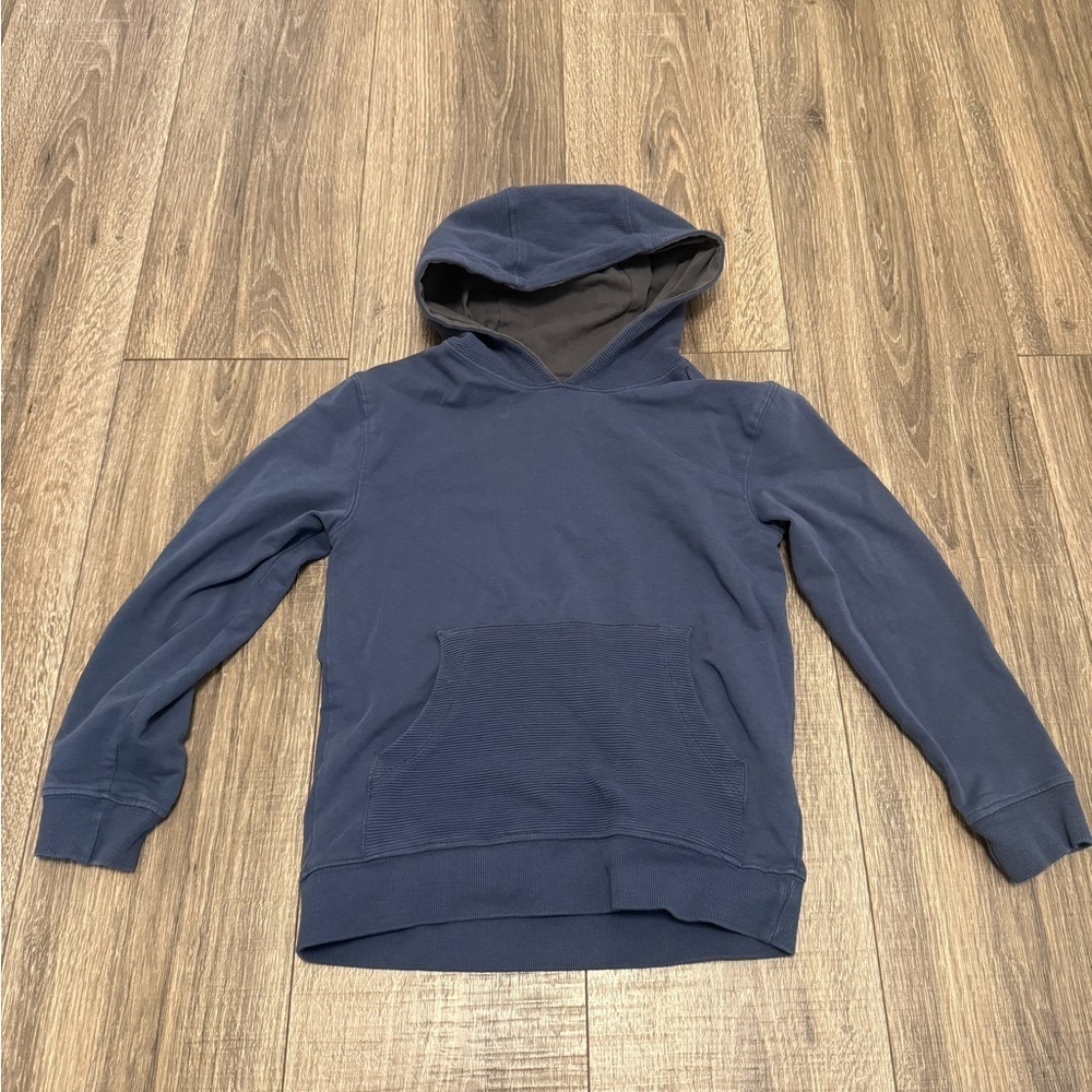 Tommy Bahama Boys Blue Pullover Hoodied Ribbed Size 8